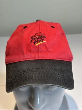 Pizza Hut Red and Black Logo Baseball Cap